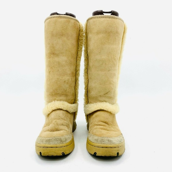 UGG® Sunburst Tall Boots - Macy Ugg Sunburst Tall Tan Boots Womens Sz 6 - 4099